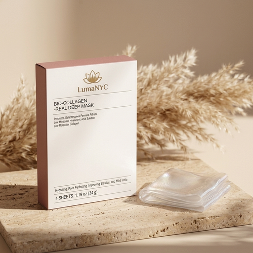 LumaNYC Glass Collagen Mask — angle