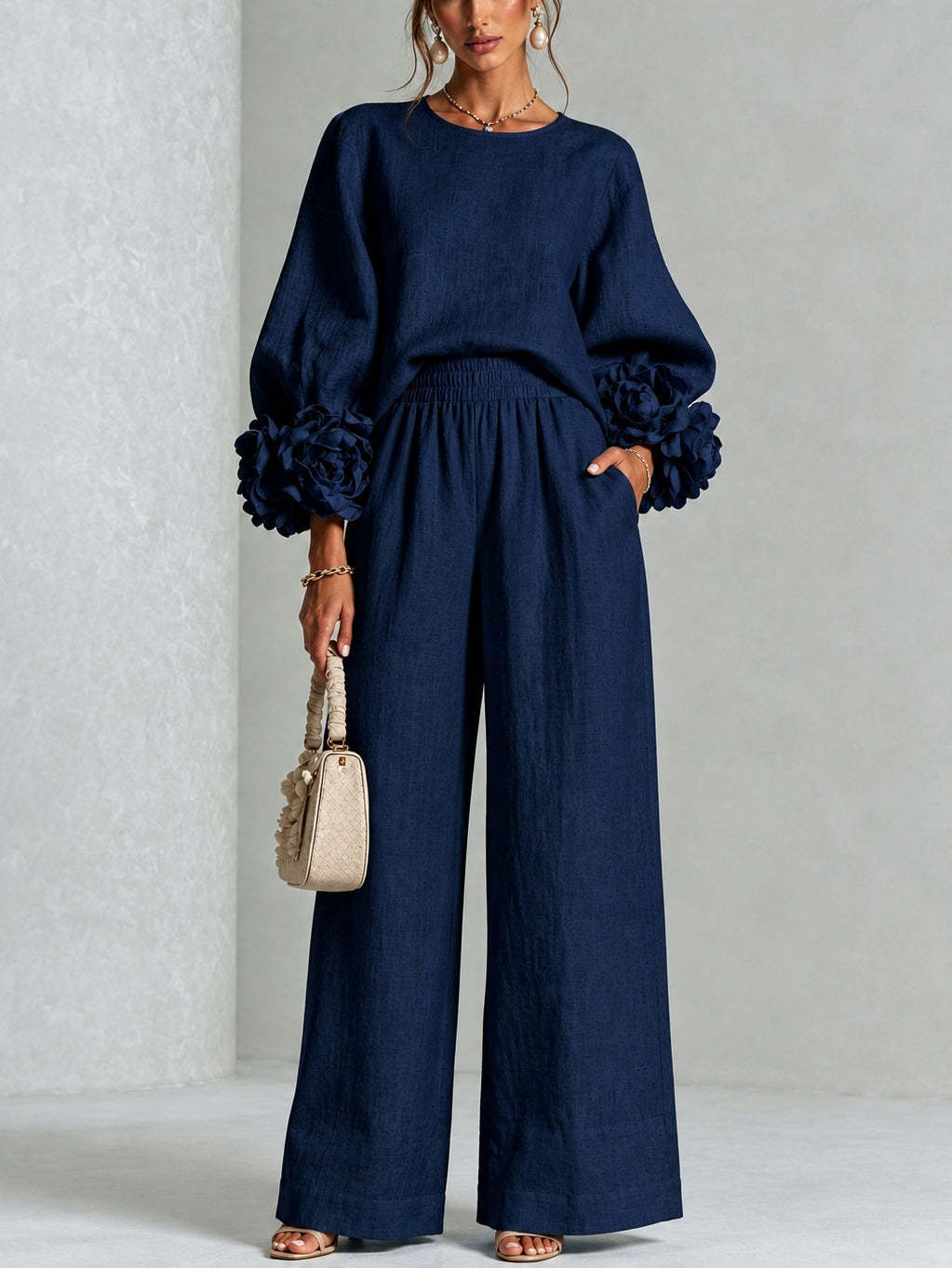 Rosalie set, fabric detail