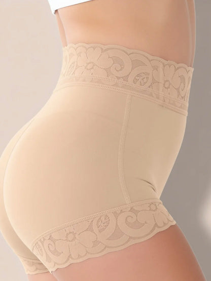 The Booty Boxer in Beige, rear view
